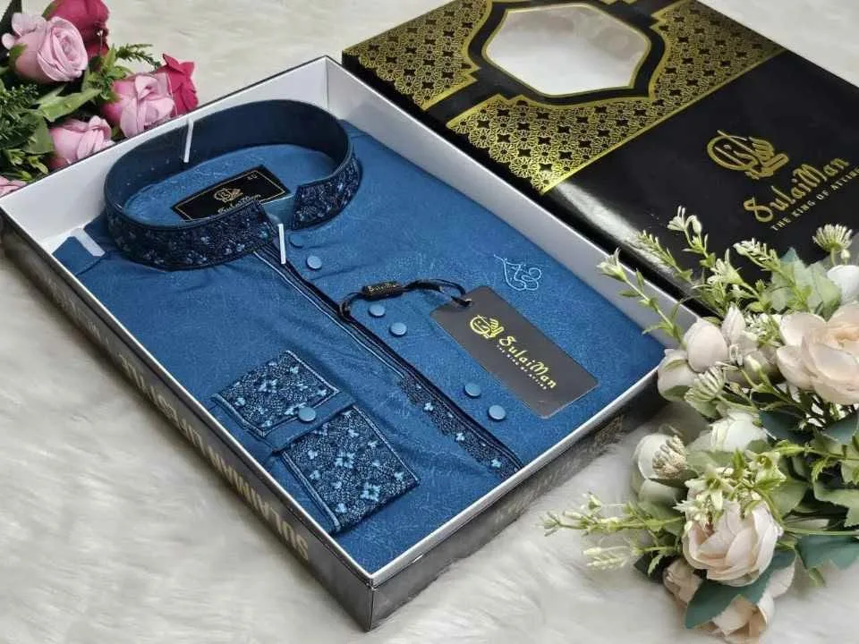 New Stylish Panjabi - BLue